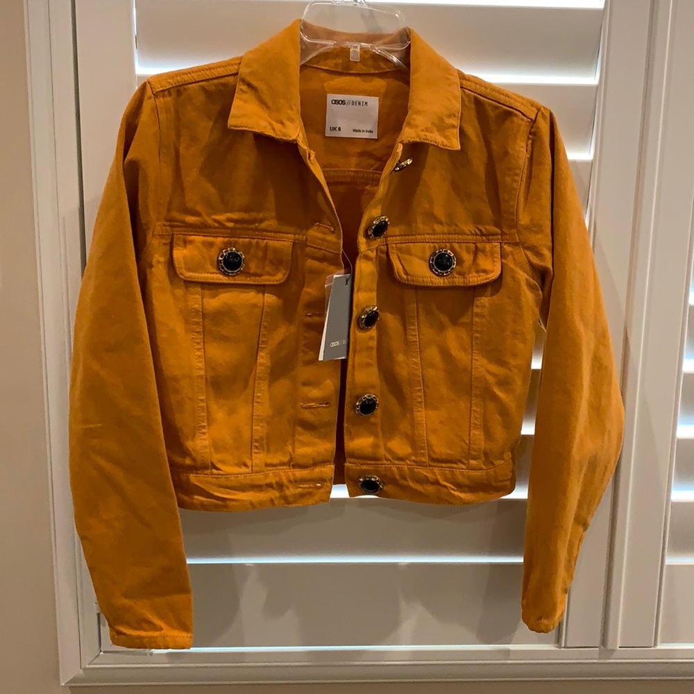 NWT ASOS Demin Crop Jacket